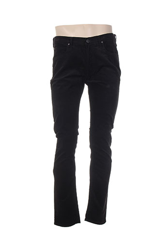 lee pantalons homme de couleur noir