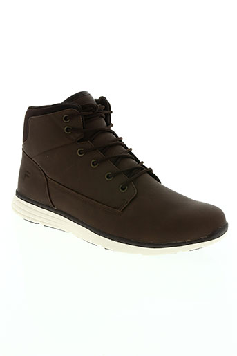 fila chaussures homme de couleur marron