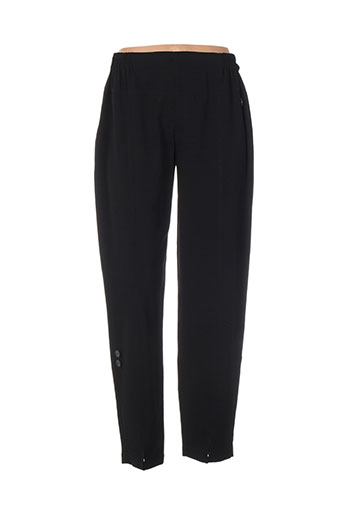 one o one pantalons femme de couleur noir