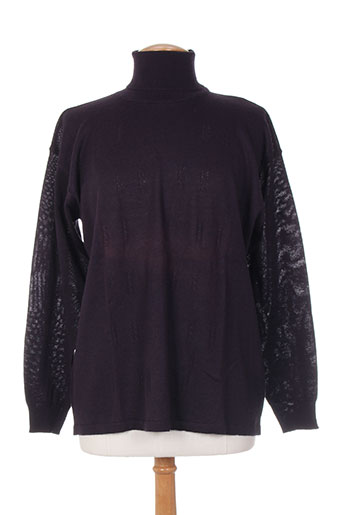 bleu de chine pulls femme de couleur violet
