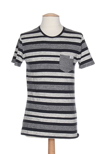 teddy smith t-shirts homme de couleur bleu