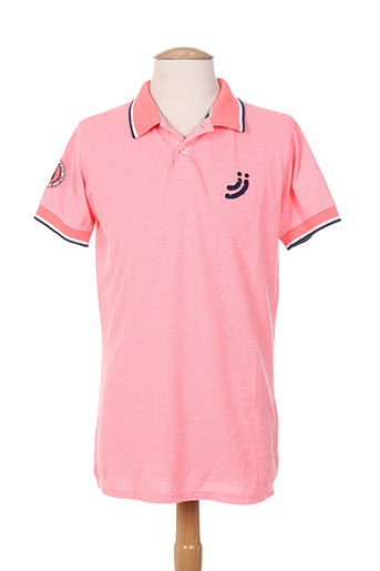 jn-joy t-shirts homme de couleur rose