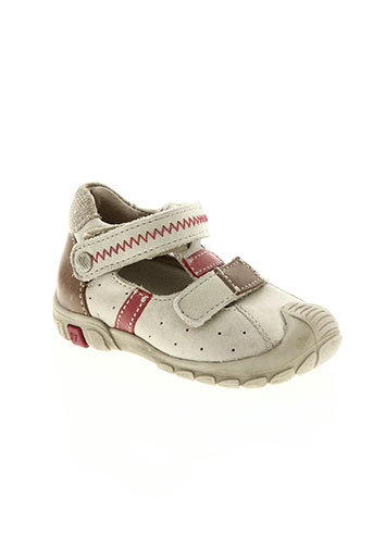 noël chaussures garçon de couleur beige