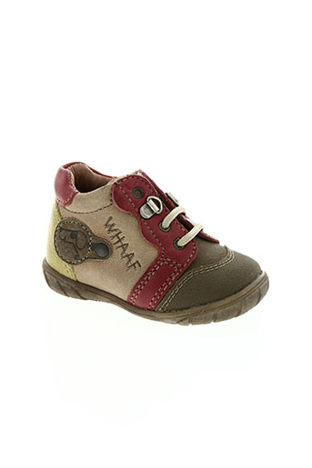 noël chaussures garçon de couleur beige