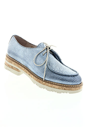 wonders chaussures femme de couleur bleu