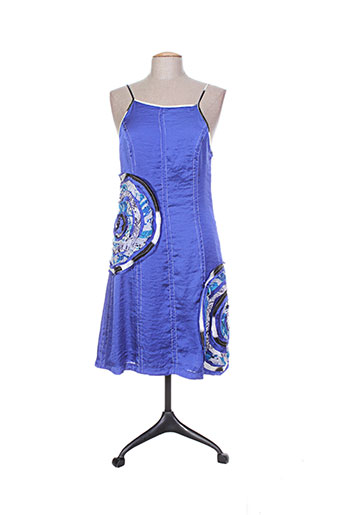 tricot chic robes femme de couleur bleu