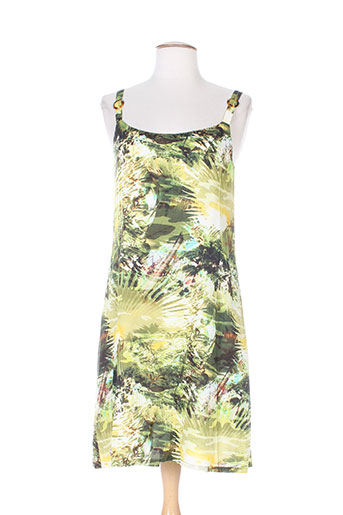 nathalie chaize robes femme de couleur vert