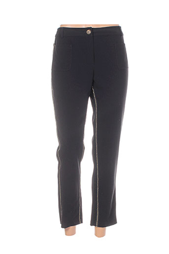 nathalie chaize pantalons femme de couleur noir