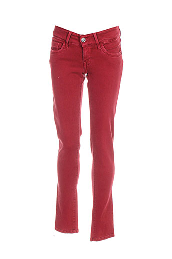 tiffosi jeans femme de couleur rouge