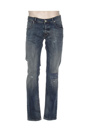 i denim jeans homme de couleur bleu