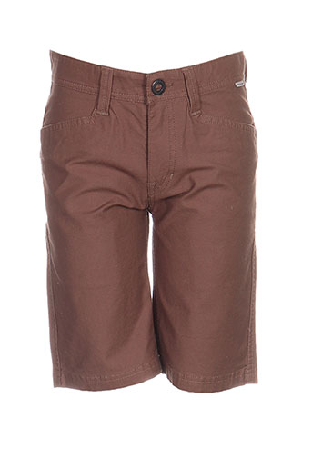 volcom shorts / bermudas garçon de couleur marron