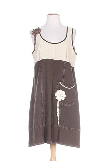 quattro robes femme de couleur marron