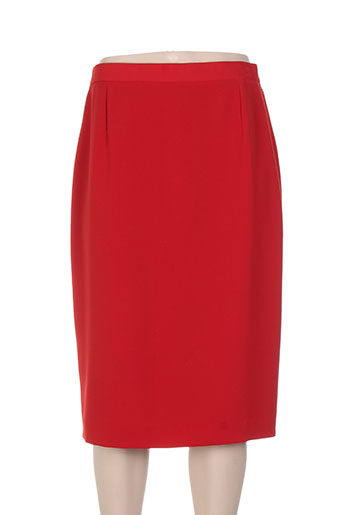 gerard pasquier jupes femme de couleur rouge