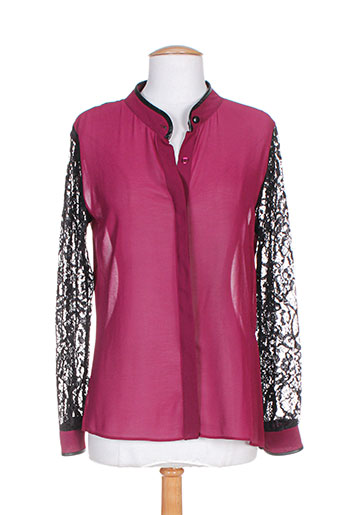fracomina chemises femme de couleur violet