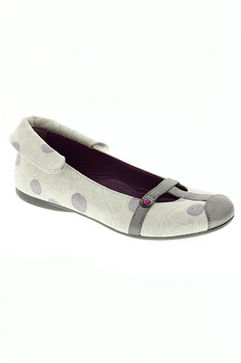 rondecuir chaussures fille de couleur blanc