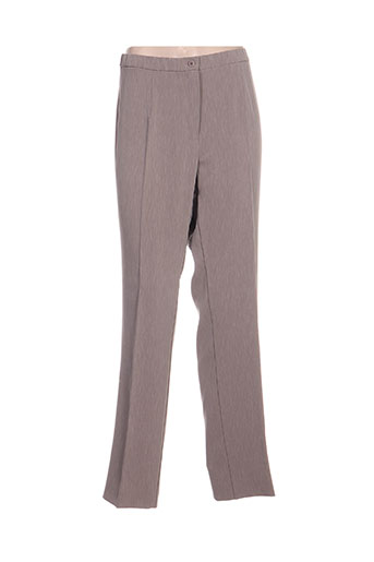 diane laury pantalons femme de couleur beige