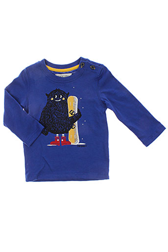 jean bourget t-shirts garçon de couleur bleu