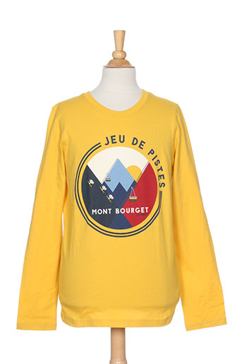 jean bourget t-shirts garçon de couleur jaune