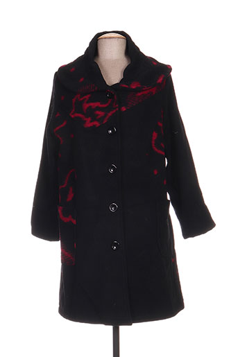 vetistyle manteaux femme de couleur noir