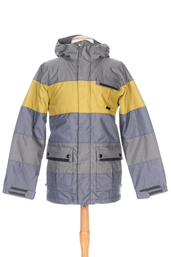 volcom vestes homme de couleur gris