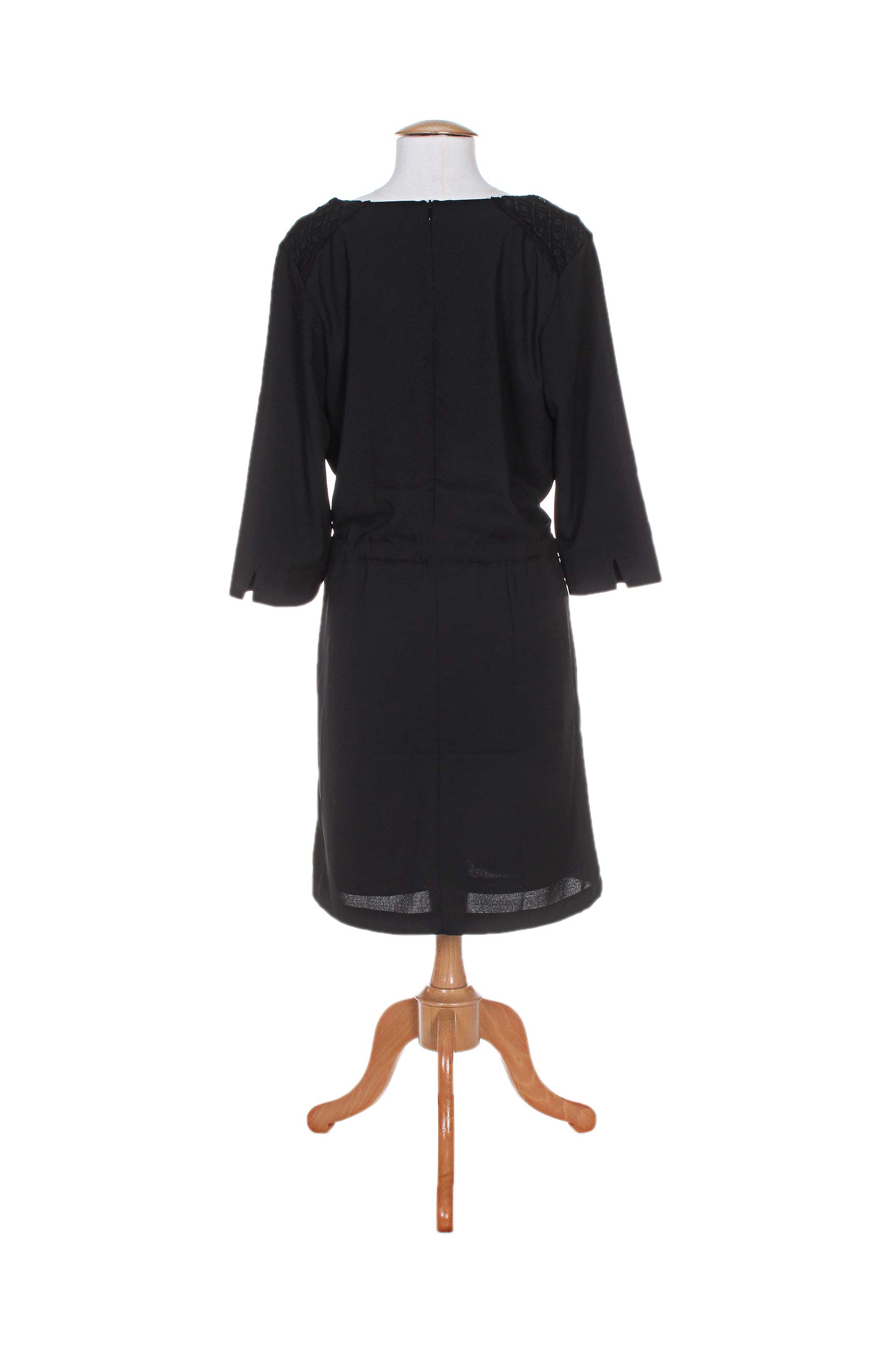 S Oliver Robes Courtes Femme De Couleur Noir En Soldes Pas ...