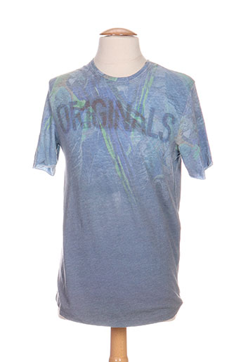 jack EFFI_CHAR_1 jones t-shirts homme de couleur bleu