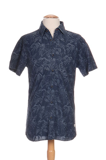 jack EFFI_CHAR_1 jones chemises homme de couleur bleu