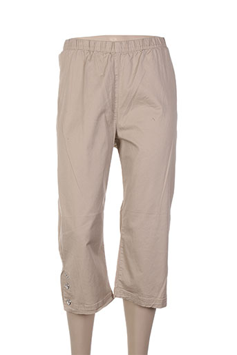 brandtex pantacourts femme de couleur beige