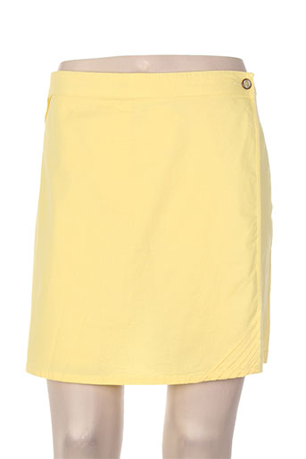 thalassa shorts / bermudas femme de couleur jaune
