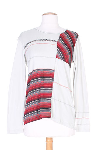 rouge EFFI_CHAR_1 bleu t-shirts femme de couleur beige