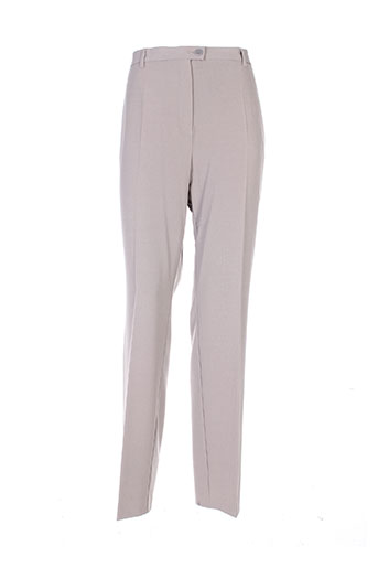 brandtex pantalons femme de couleur beige