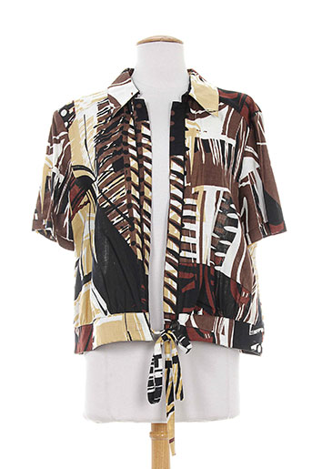 sym vestes femme de couleur marron