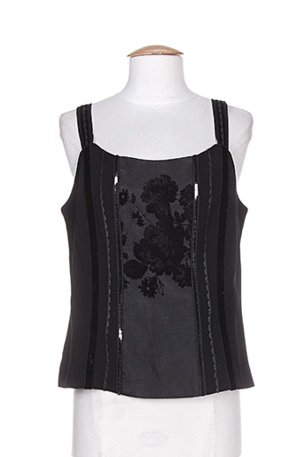 villa bleue chemises femme de couleur noir