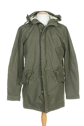 jack EFFI_CHAR_1 jones manteaux homme de couleur vert