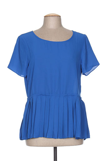 ichi chemises femme de couleur bleu