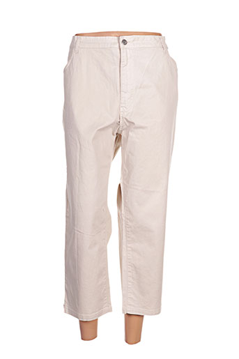 jean gabriel pantacourts femme de couleur beige