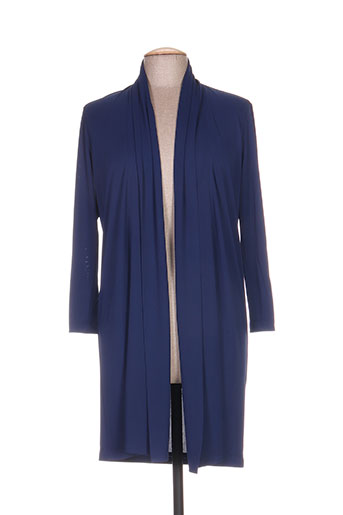nathalie chaize vestes femme de couleur bleu