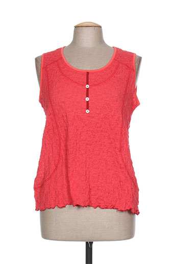 jean gabriel t-shirts femme de couleur rouge