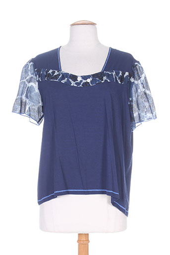 saint charles t-shirts femme de couleur bleu