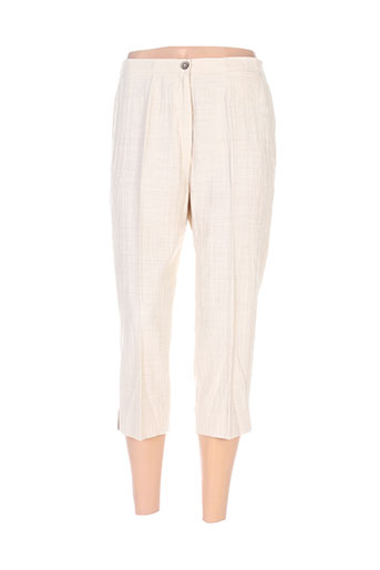 emmanueli pantacourts femme de couleur beige