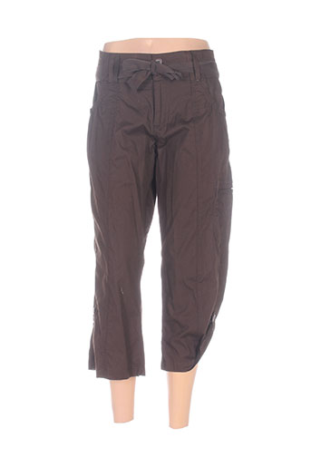 capuccina pantacourts femme de couleur marron