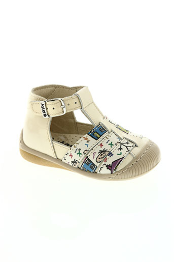 aster chaussures fille de couleur beige