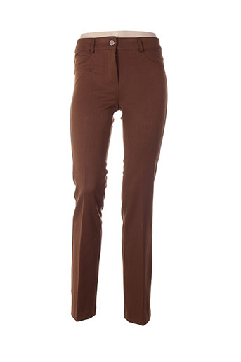 absolu pantalons femme de couleur marron