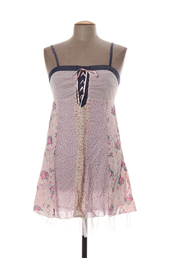 rose bleue robes femme de couleur rose