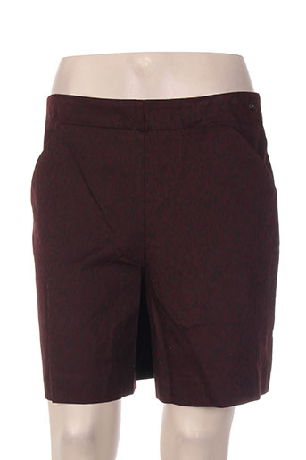 cop copine shorts / bermudas femme de couleur rouge