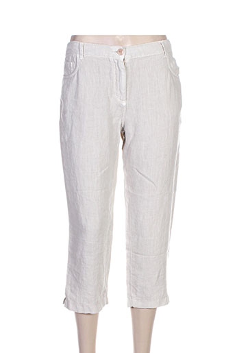 lucchini pantacourts femme de couleur beige