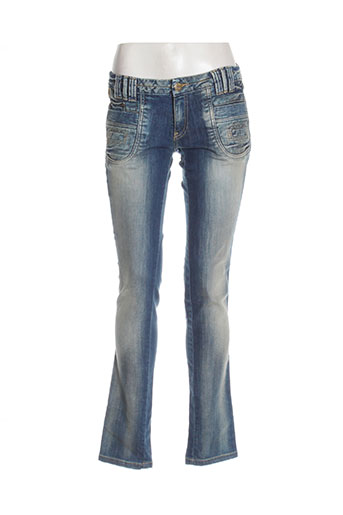 lois jeans femme de couleur bleu