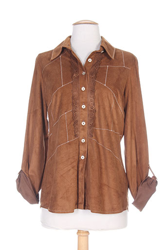 quattro chemises femme de couleur marron