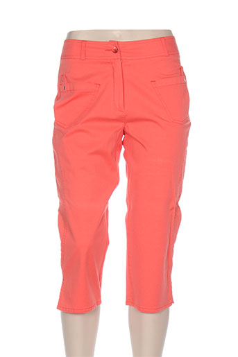 quattro pantacourts femme de couleur orange