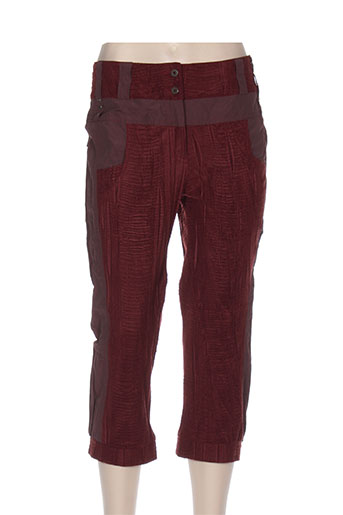 quattro pantacourts femme de couleur rouge